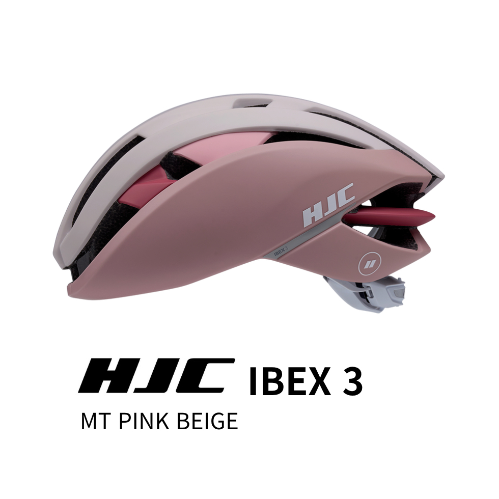 หมวกกันน็อค HJC IBEX 3 สีชมพูวินเทจ สำหรับปั่นจักรยานแข่งขันระดับพรีเมียม