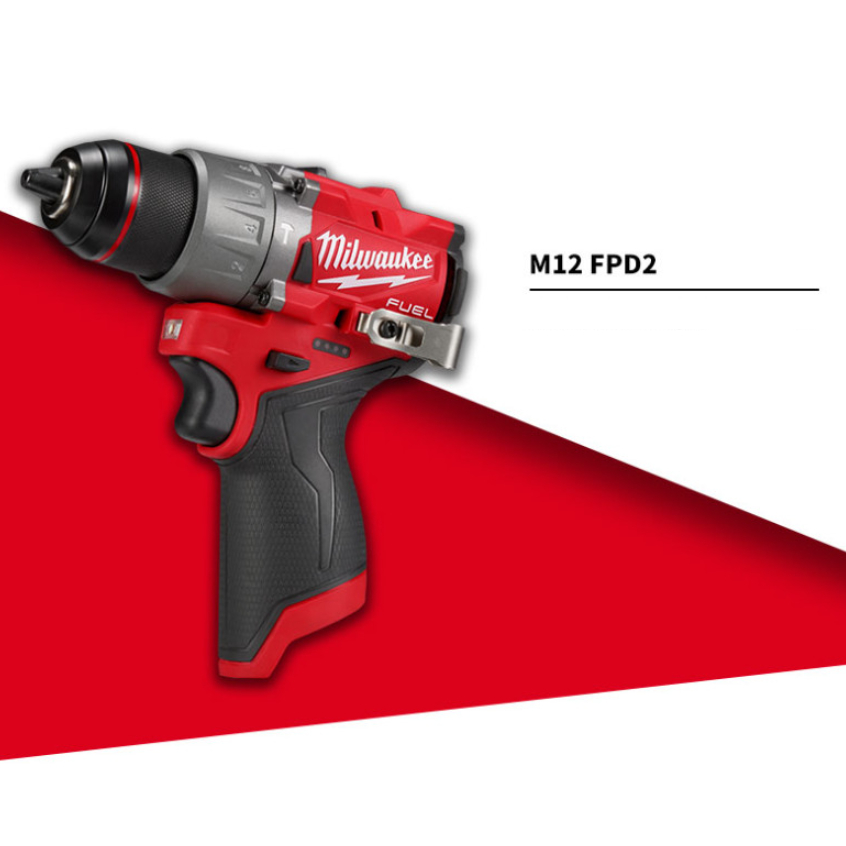 [Milwaukee ของแท้] M12 FUEL Gen3 สว่านกระแทก M12 FPD2 45Nm [Baretool]