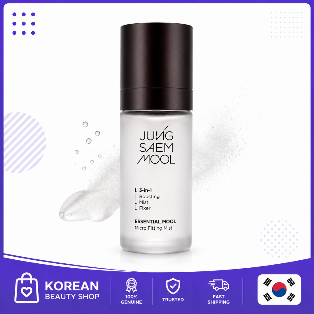 JUNG SAEM MOOL Essential Mool Micro Fitting Mist 55ml Hydrating Makeup Setting Face Spray สกินแคร์เก