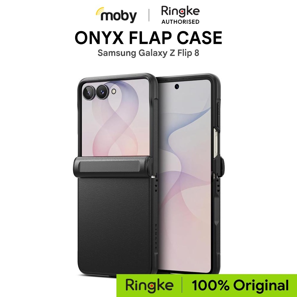 Ringke Onyx Flap สําหรับ Samsung Galaxy Flip 8 Black Case