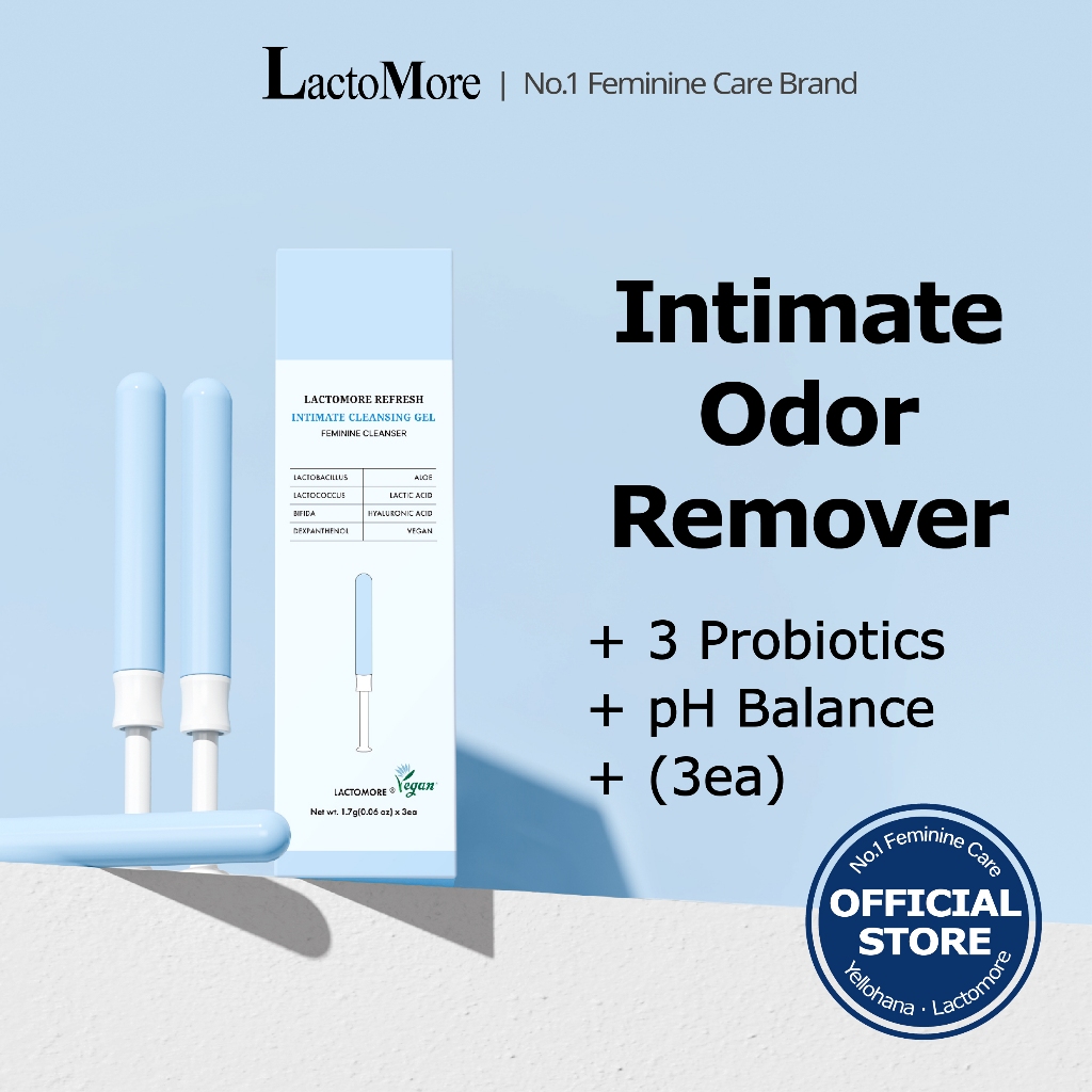 [Lactomore Official] Intimate Care Gel | โปรไบโอติกในช่องคลอด Applicator | การกําจัดกลิ่นของผู้หญิง(