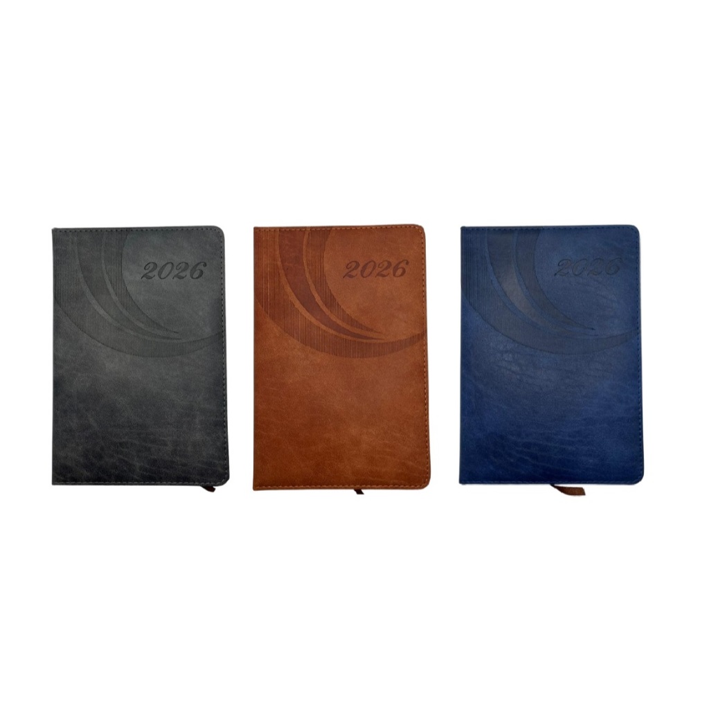 2026 Planner PVC Leather Notebook / Diary / Calender Planner