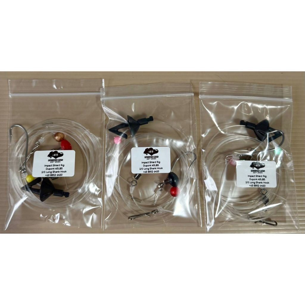 3 Rigs - Baitshield/Impact Shield Surfcasting Fishing Rigs Surfcasting Usage