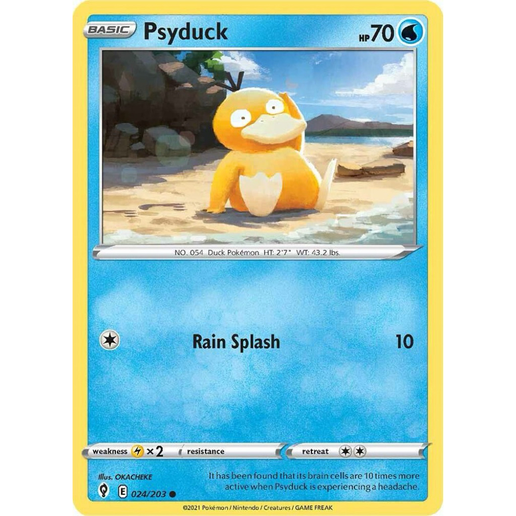 Psyduck Evolving Skies โปเกมอน TCG