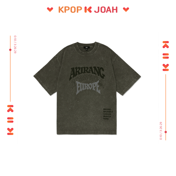 (S/S T-Shirt_Europe) BTS WORLD TOUR [ARIRANG] OFFICIAL Merch (19th Nov.2026)