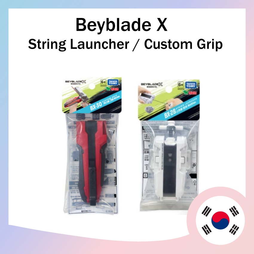 [TAKARA TOMY] Beyblade X BX-28 String Launcher / BX-30 Custom Grip