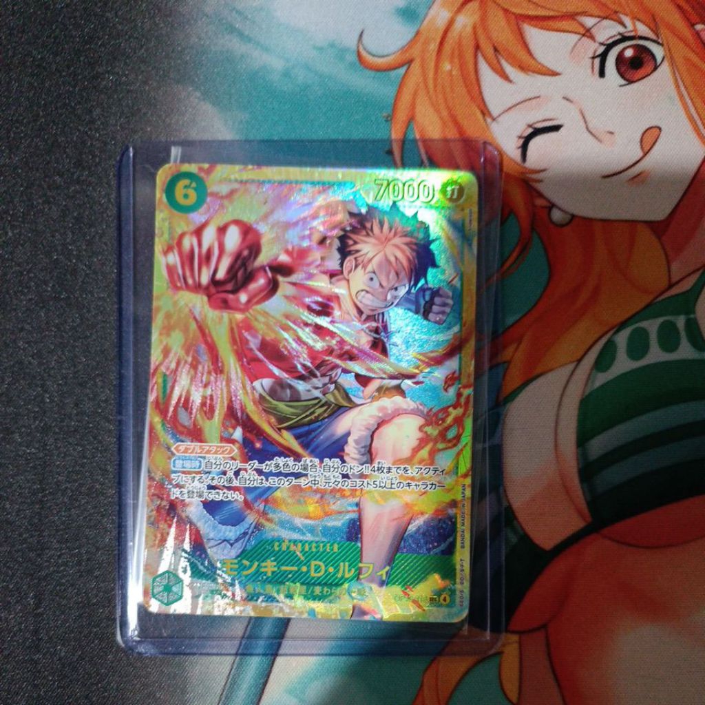 การ์ดเกมวันพีซ OP13-118 SEC ลูฟี่ฟอยล์ญี่ปุ่น