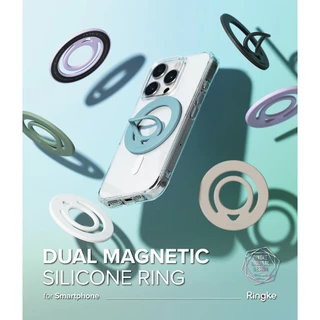 Ringke Dual Magnetic Silicone Ring สำหรับสมาร์ทโฟนและอุปกรณ์เสริมอื่นๆ