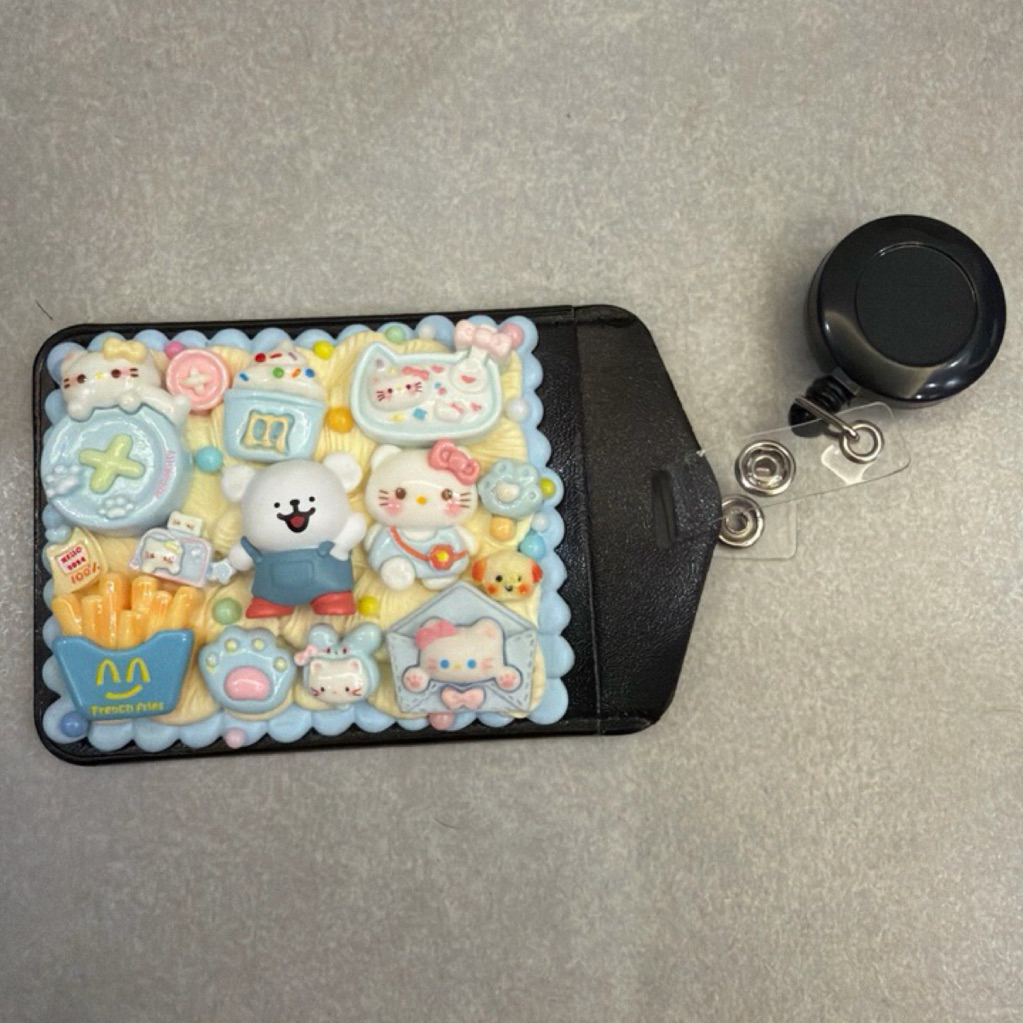 CARD TAG LINE DOG FIGURINE KUROMI