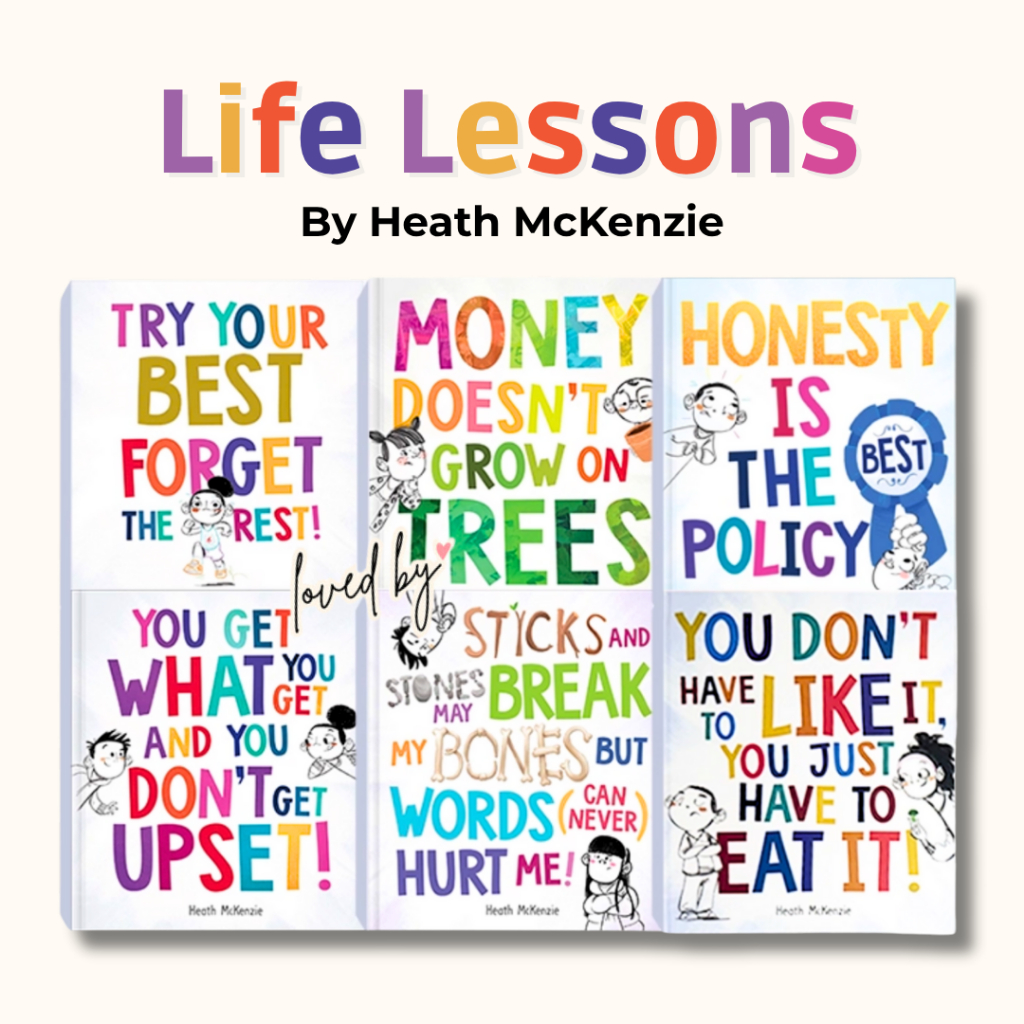 ซีรีส์ The Life Lessons โดย Heath McKenzie เหมาะสําหรับเด็กวัยหัดเดินและเด็กก่อนวัยเรียน