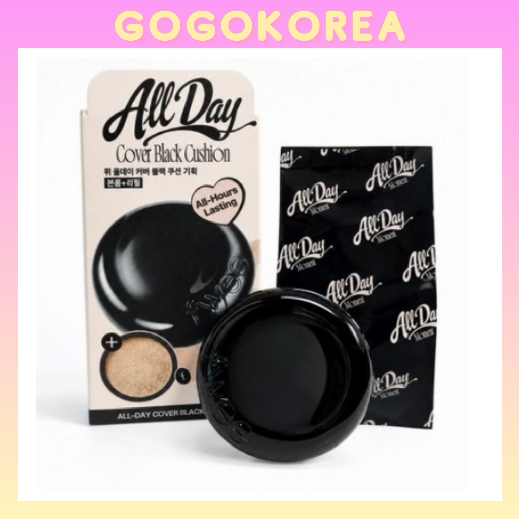 [fwee] All Day Cover Black Cushion + Refill SPF40 PA++