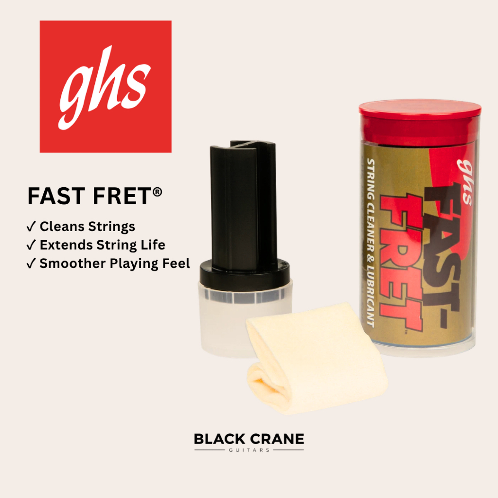 GHS Fast-Fret String Cleaner & น้ํามันหล่อลื่น