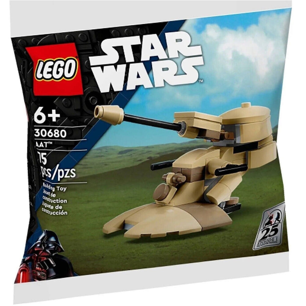 LEGO Star Wars 30680 EAT | ชุดสร้างโพลีแบ็ก 75 ชิ้น | ฉบับครบรอบ 25 ปี | Mini Droid Tank Toy Age 6+