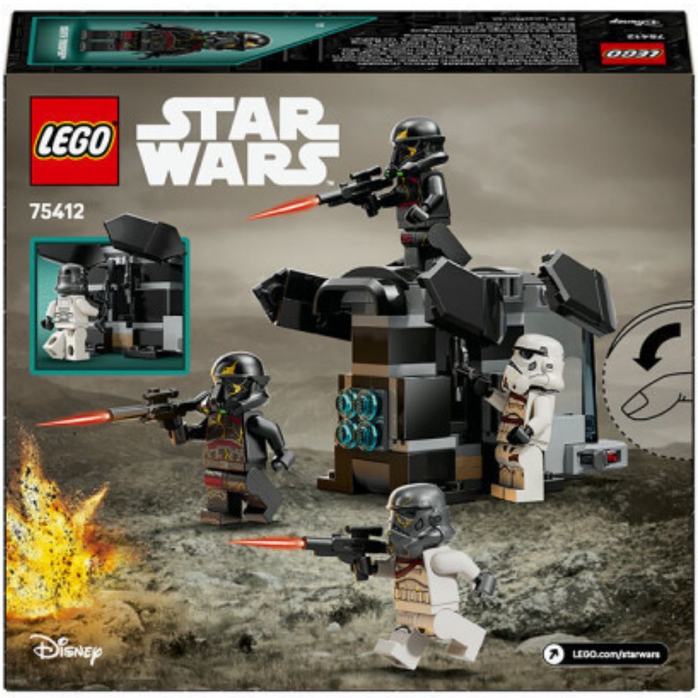 LEGO Star Wars Ahsoka Death Trooper & Night Trooper Battle Pack 75412 119pcs 4 Minifigures เด็ก 6+