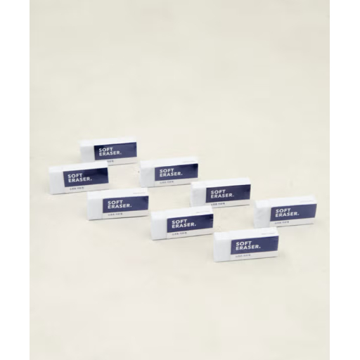 ชุดยางลบนุ่ม | อุปกรณ์การเรียน Clean Erasing 8 ชิ้น