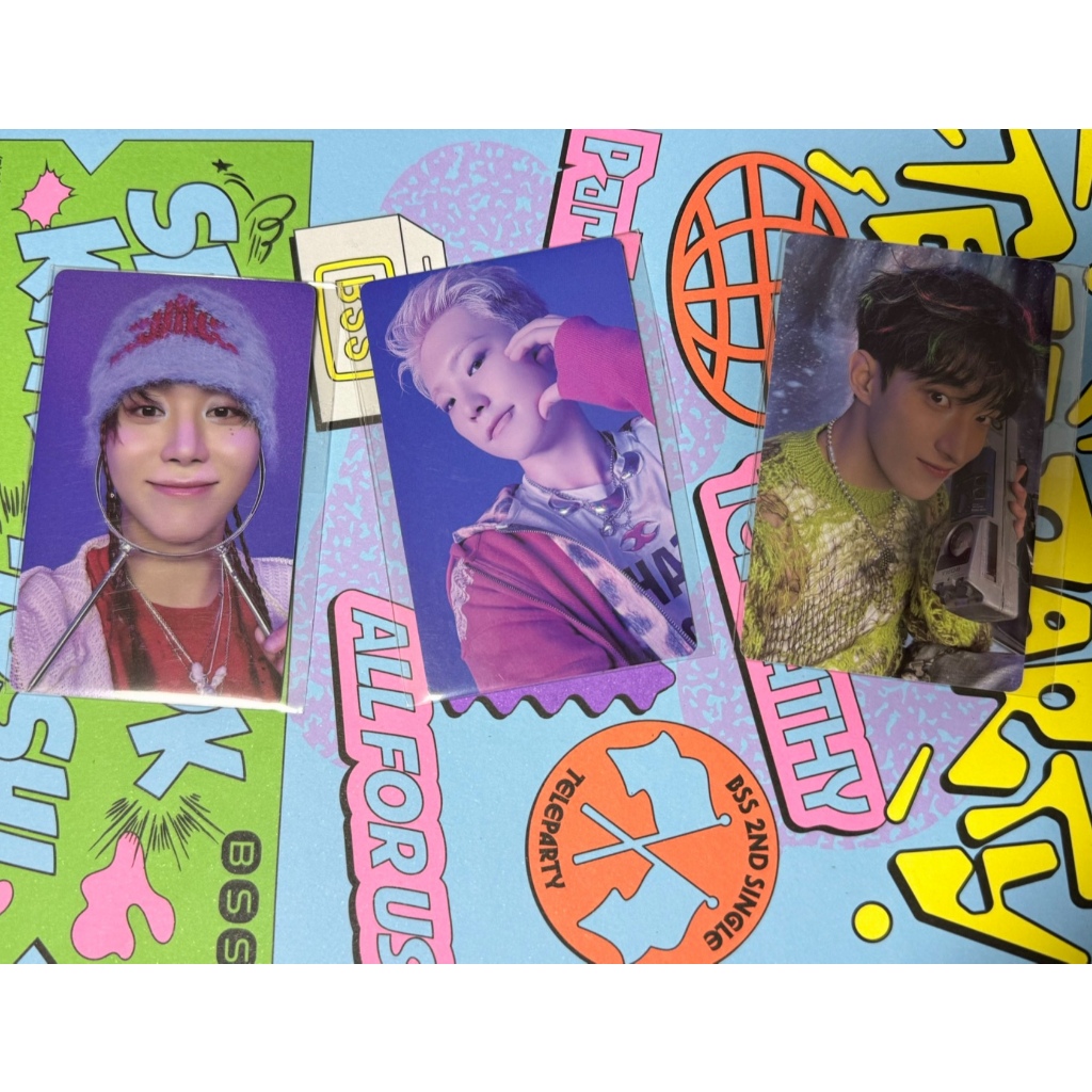 [Weverse Korea] Seventeen BSS Telepathy Album Weverse Exclusive Photocard Set (3 ชิ้น)