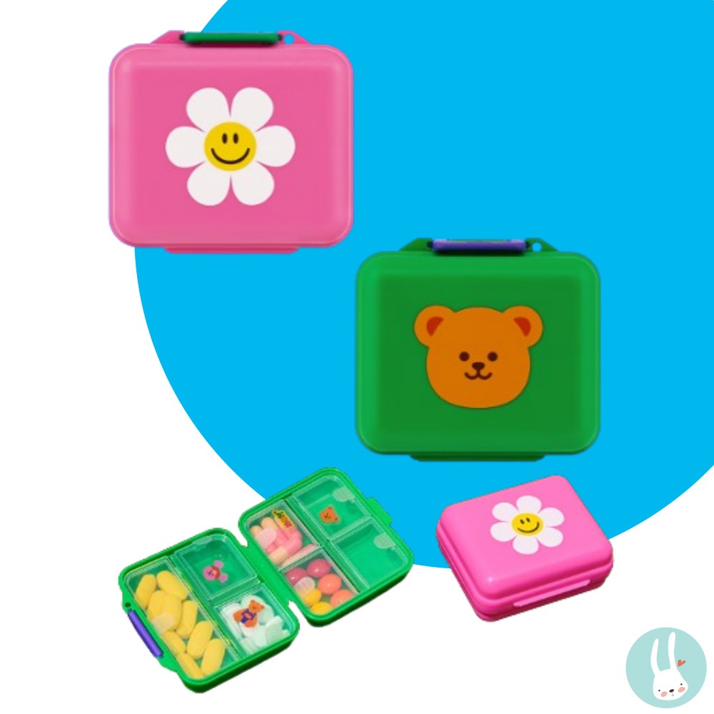 Wiggle Wiggle Multi Case กล่องใส่ยา & เครื่องประดับ กล่องใส่ของอเนกประสงค์ + สติ๊กเกอร์