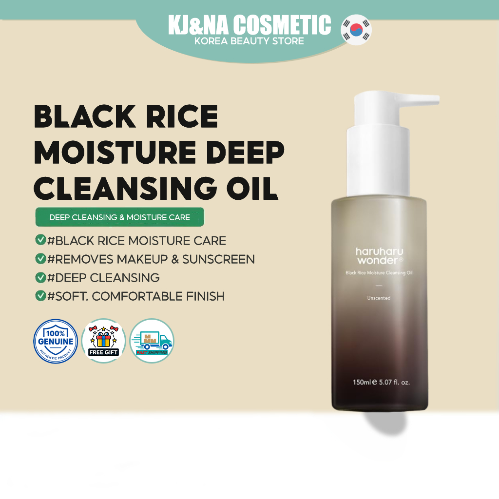 Haruharu Wonder Black Rice Moisture Deep Cleansing Oil 150ml