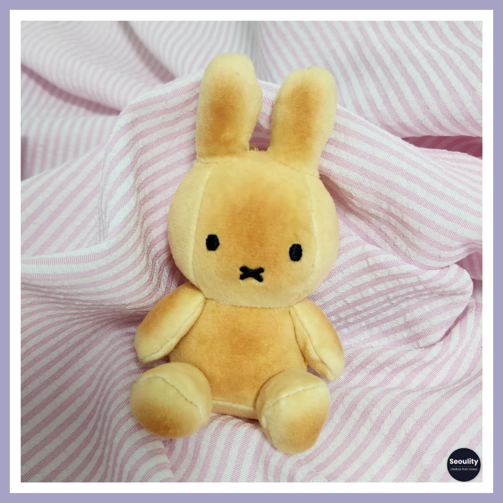 [Miffy] ตุ๊กตาพวงกุญแจหนู Miffy 11 ซม ขนมปังอบ | พวงกุญแจน่ารักสำหรับกระเป๋า | ตุ๊กตาพวงกุญแจหนู Mif