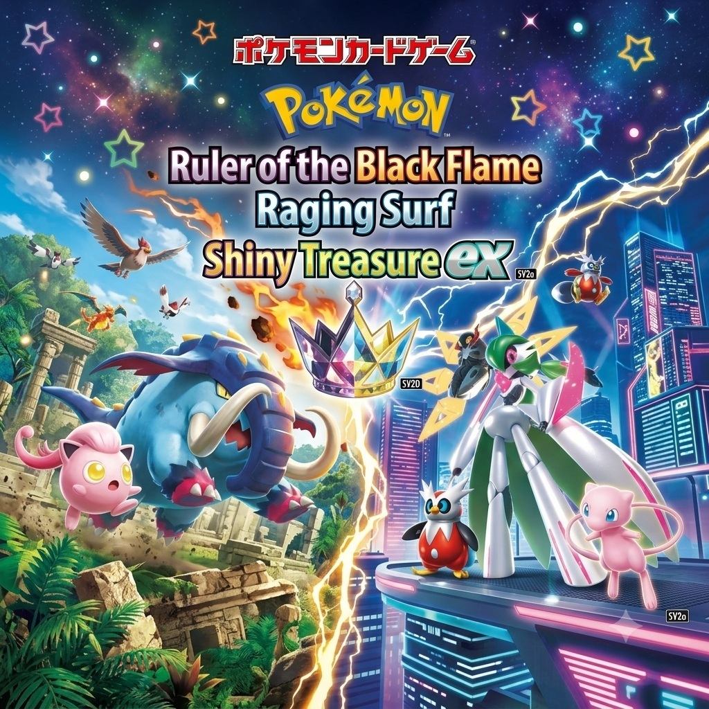 [sv4K sv4M sv4a] Rar Future Flash Shiny Treasure ex RR Double Pokemon PTCG ญี่ปุ่น