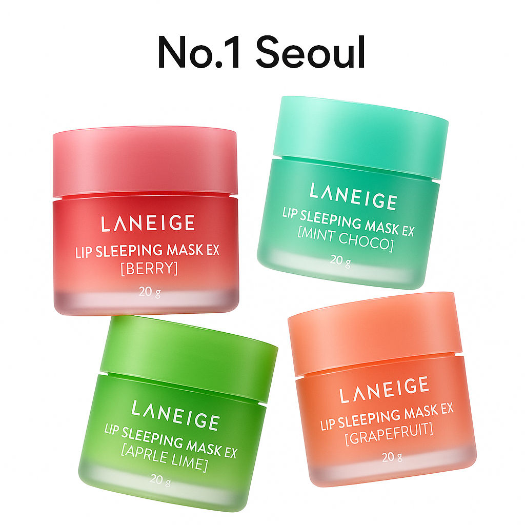 LANEIGE Lip Sleeping MASK EX 20 g ( Apple Lime / Mint Choco / Berry / Grapefruit / Taro Bubble Tea /