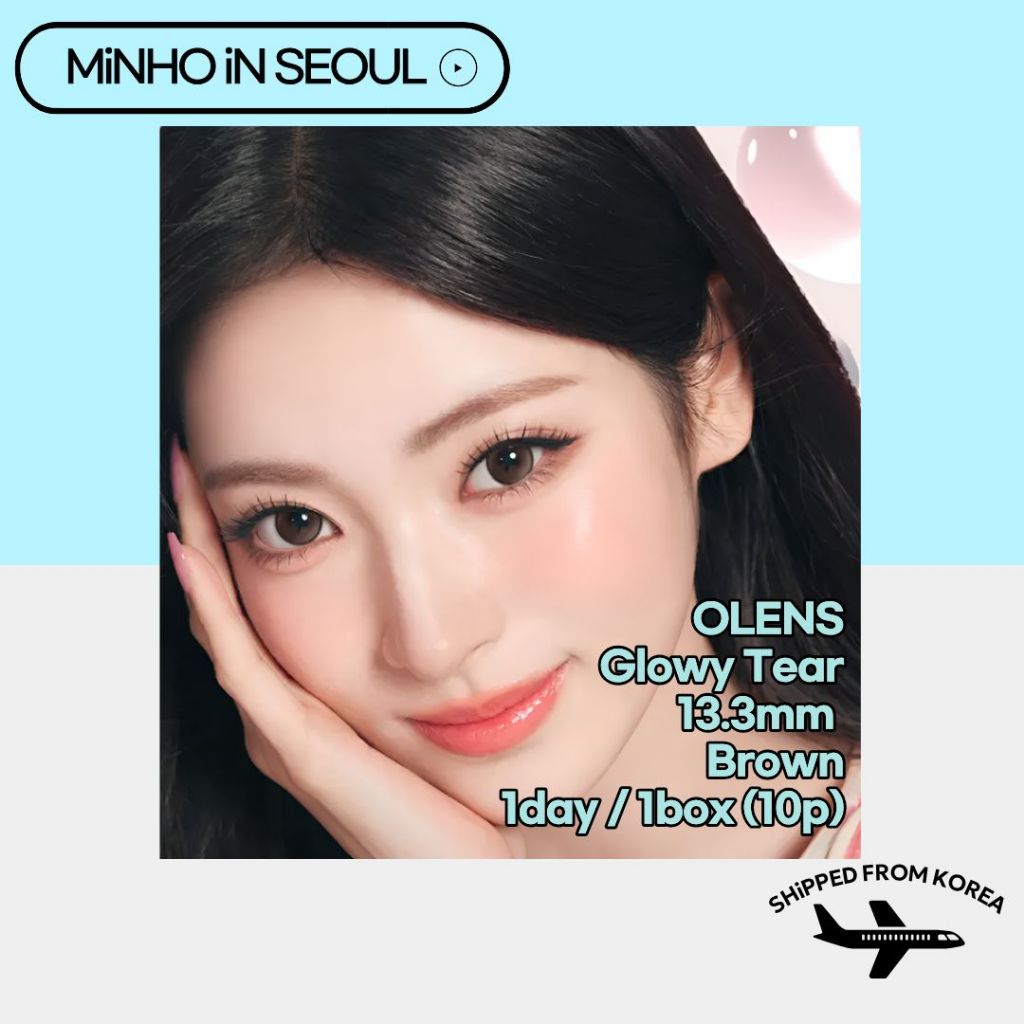 OLENS Glowy Tear 1day - สีน้ําตาล 13.3mm