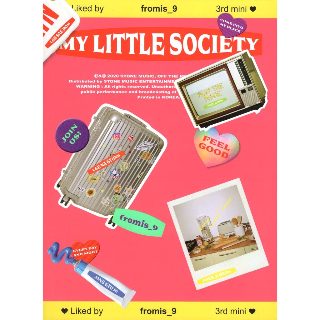 Ais_9 – My Little Society (อัลบั้มจิ๋ว 3 บัญชีของฉัน Ver. พร้อมโฟโต้การ์ด 2 ใบ)