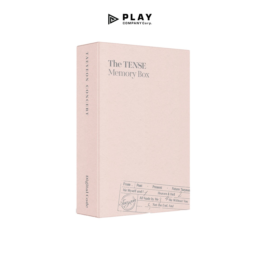 TAEYEON CONCERT The TENSE Memory Box รหัสดิจิตอล
