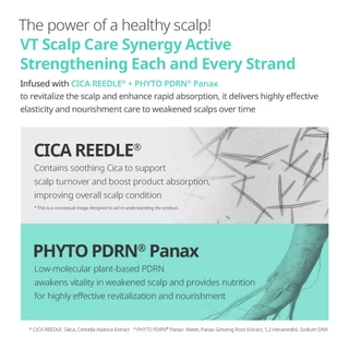 [VT] [GWP] PDRN Reedle Shot Hair Ampoule 100dL 2mL / Scalp Nourishing Care [เรือธงอย่างเป็นทางการ]
