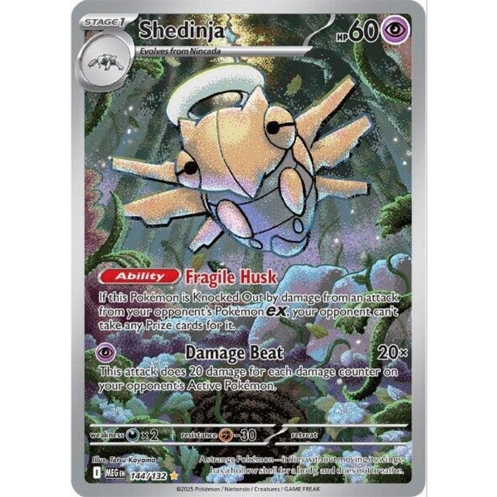 Sheinja - 144/132 - ME01: Mega Evolution (MEG) ME01: Mega Evolution Pokemon TCG Trading Card Game
