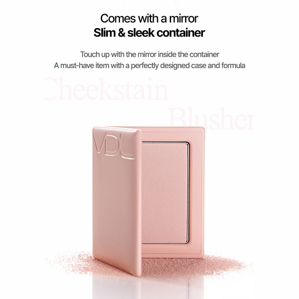 VDL طقم أحمر خدود Cheek Stain Duo ‏Warm Peach + حقيبة هدية — صورة 8