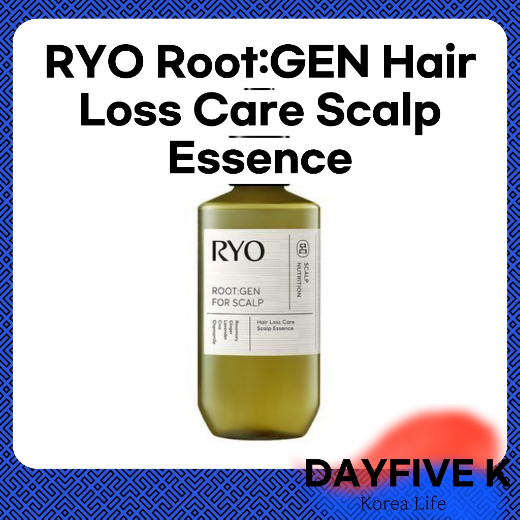 RYO Root:GEN Hair Loss Care Scalp Essence 80ml – เสริมสร้างรากและบรรเทาหนังศีรษะ