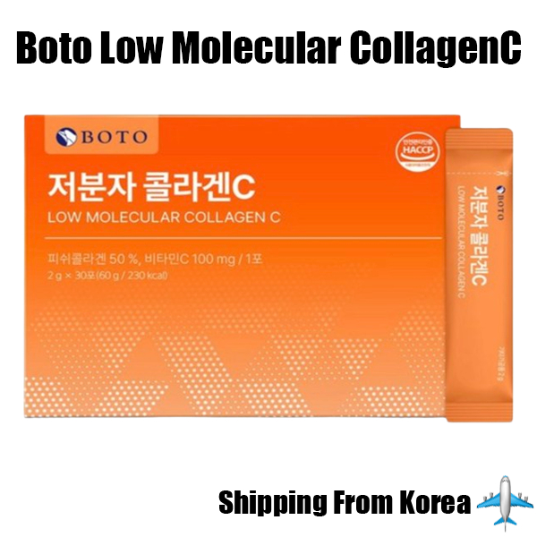[โบโตะ] ★รีนิววัล★ โมเลกุลต่ํา CollagenC คอลลาเจนเกาหลี 180g(2g*90T) Flis Collagen / กรดไฮยาลูโรนิก 