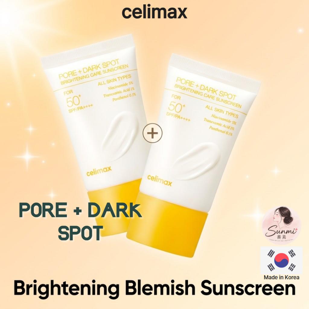 Celimax Brightening Pore & Blemish Sunscreen 50ml+50ml