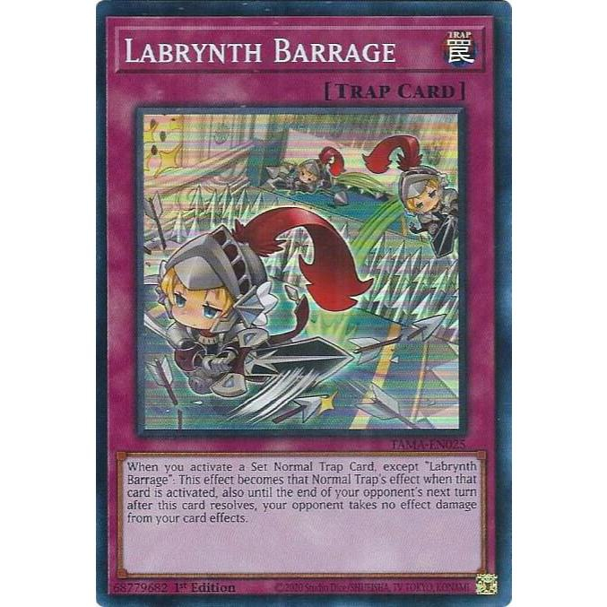 ภาษาอังกฤษ Yugioh Labrynth Barrage TAMA-EN025 ซุปเปอร์