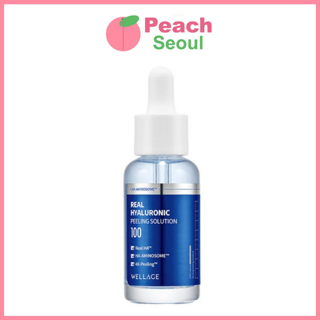 (ใหม่) [WELLAGE] Real Hyaluronic Peeling Solution 30ml_จากเกาหลี