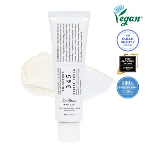 ดร. ALTHEA 345 RELIEF CREAM 50ML HYDRATING & CALMING MOISTURIZER สําหรับผิวแพ้ง่ายและผิว TROUBLED