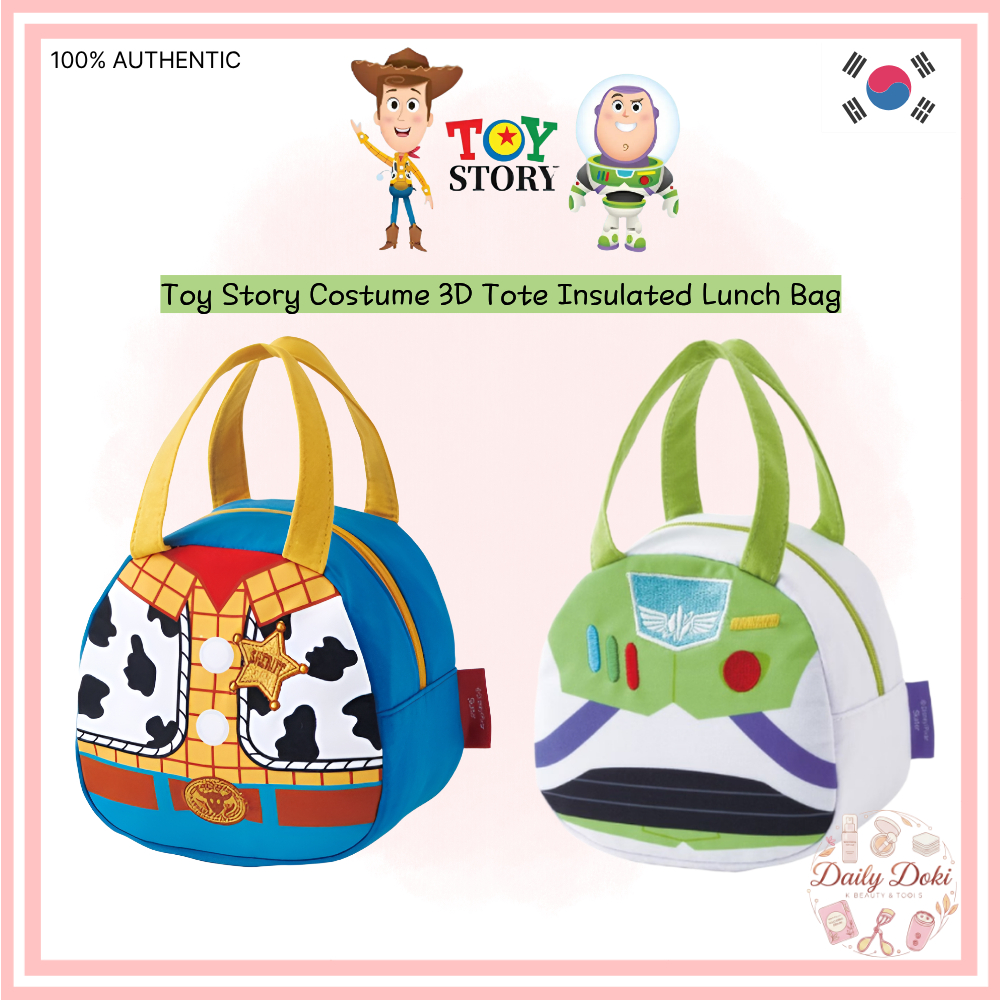 [Disney] Toy Story Costume 3D Tote Insulated Lunch Bag (Woody / Buzz) | เดลี่ดอก
