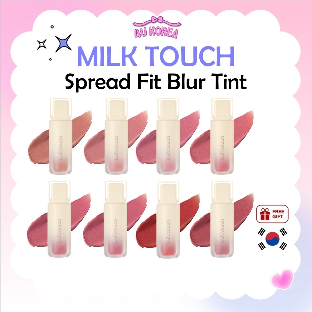 MILK TOUCH Spread Fit Blur Tint 3.8g - 8 สี K-BEAUTY
