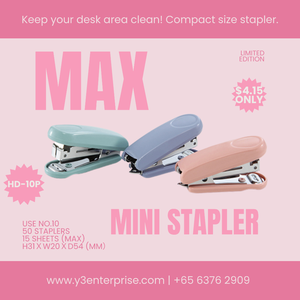 MAX MINI STAPLER HD-10P [ฉบับจํากัด]