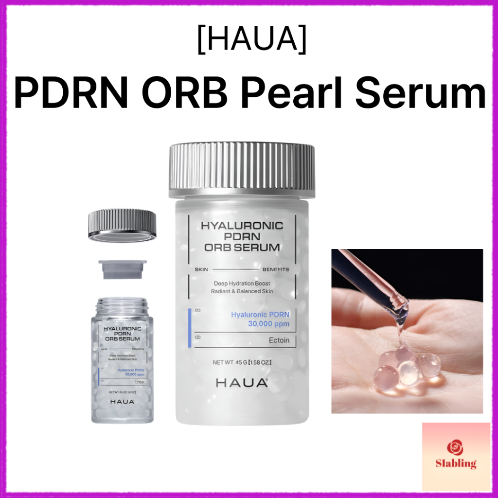 [HAUA] Hyaluronic PDRN ORB Serum 45g / PDRN Pearl Serum