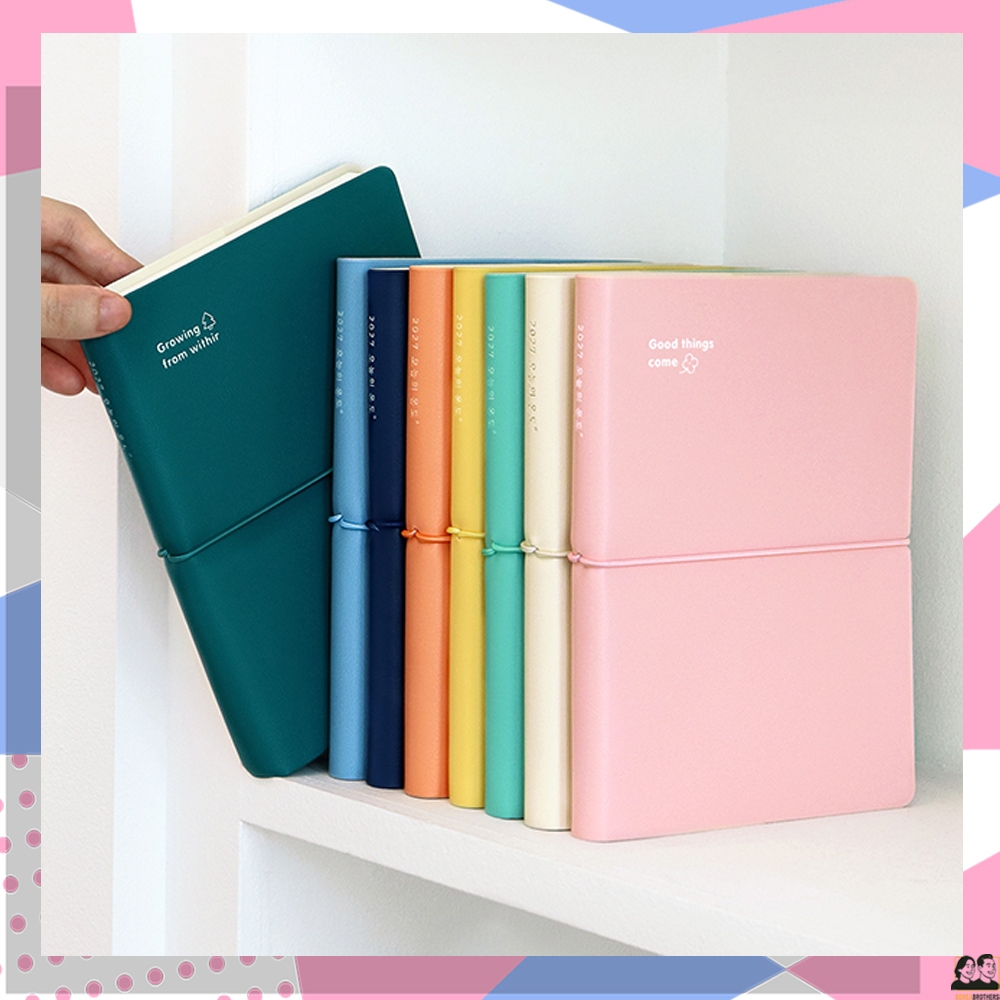 Indigo 2027 อุณหภูมิวัน B6 Weekly Diary Planner Mood Tracker Band Made in Korea