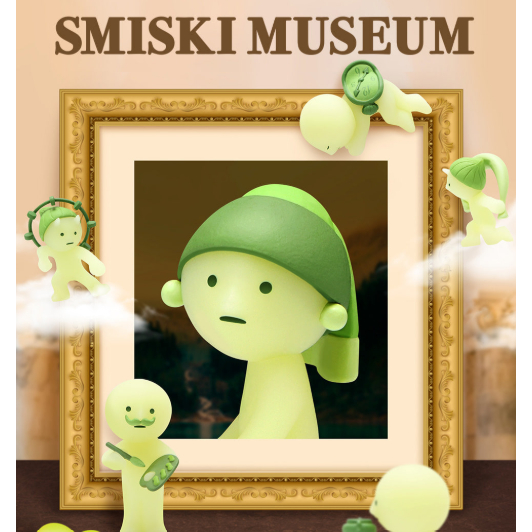 SMISKI Museum Series Blind Box Glow in the Dark Random Figure (จากเกาหลี)