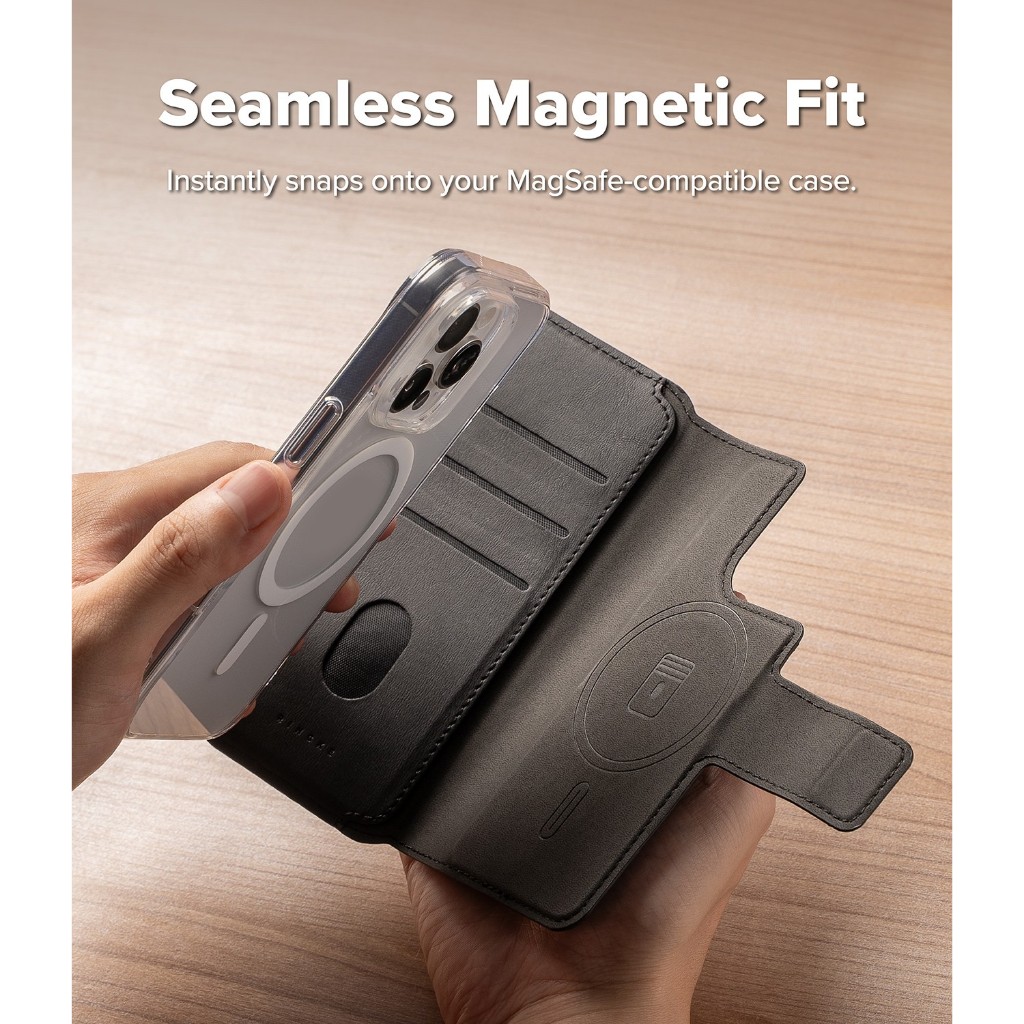 Ringke Folio Grip Wallet Magnetic สําหรับ iPhone 16 Pro Max / 16 Plus เคสป้องกันพร้อมพื้นที่จัดเก็บ - รูปที่ 2