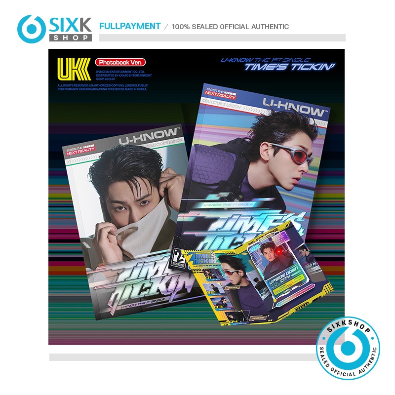 SIXKSHOP✨TVXQ U-KNOW 1st Single Album [Time's Tickin]