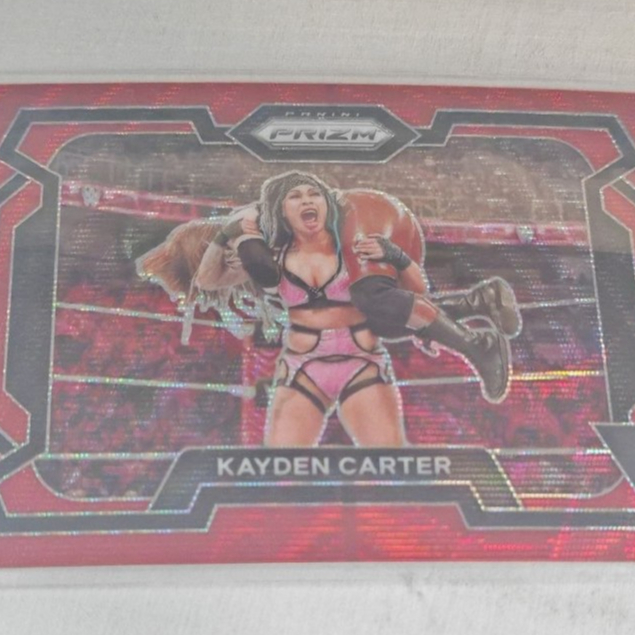 2024 WWE Panini Prizm-Kayden Carter Red Prizm