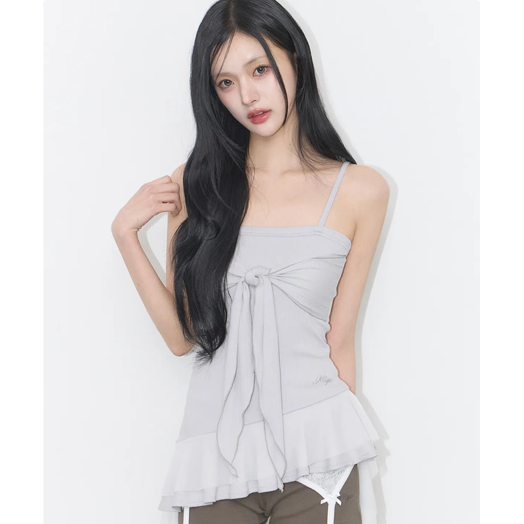 [PREORDER] Illigo Ribbon Tie Sleeveless / 3 Colors (ลด 24%)