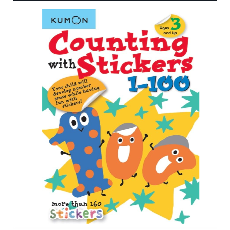 Kumon Counting With Stickers 1-100 โดย Kumon Publishing Format: ปกอ่อน