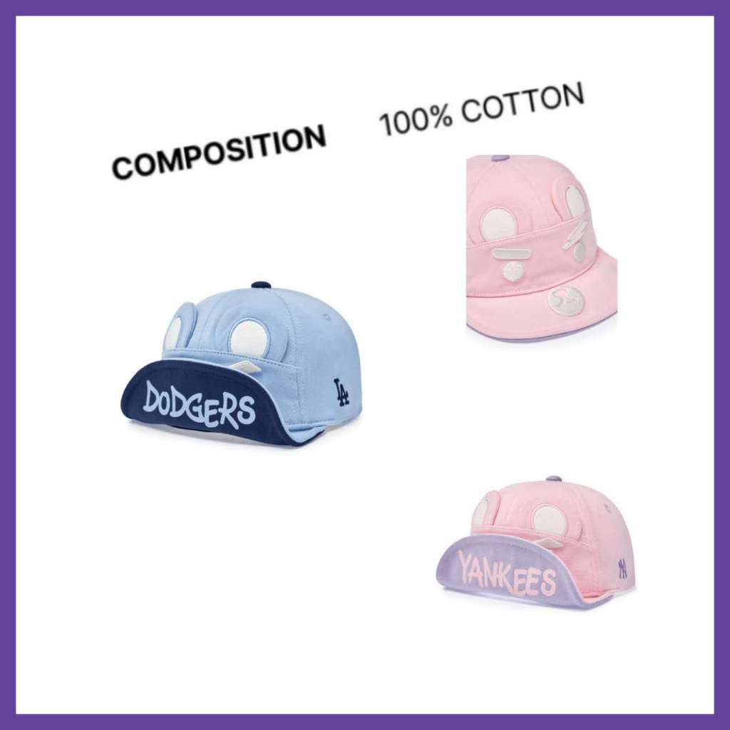 [ML2] 7AWRC016N Mega Bear Wire Ball Cap NY Yankees Kids Cap