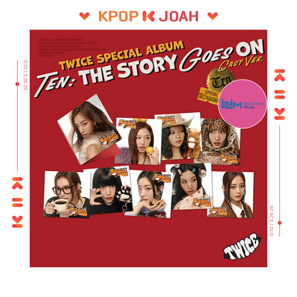 [POB] (Cast ver.) TWICE [TEN: The Story Goes On] Special Album (10th Oct.2025)
